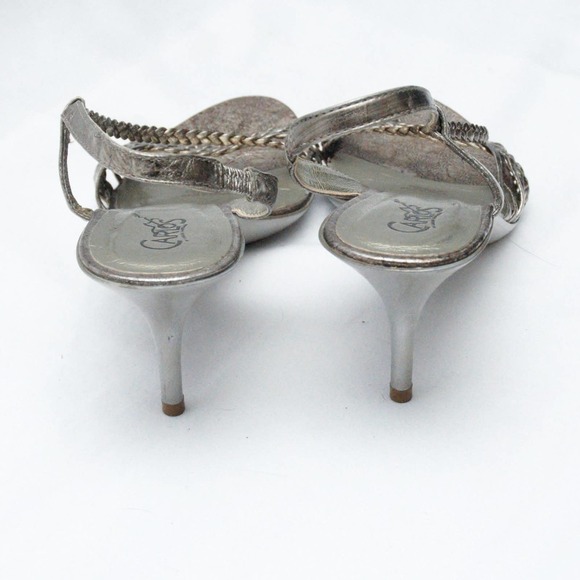 CARLOS Santana Strappy Slingback Heels - Picture 3 of 6